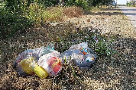 POZZUOLI/ Abbandonano sacchi di sfalci in strada e si beccano una multa. Il Comune: “Ora pulite”