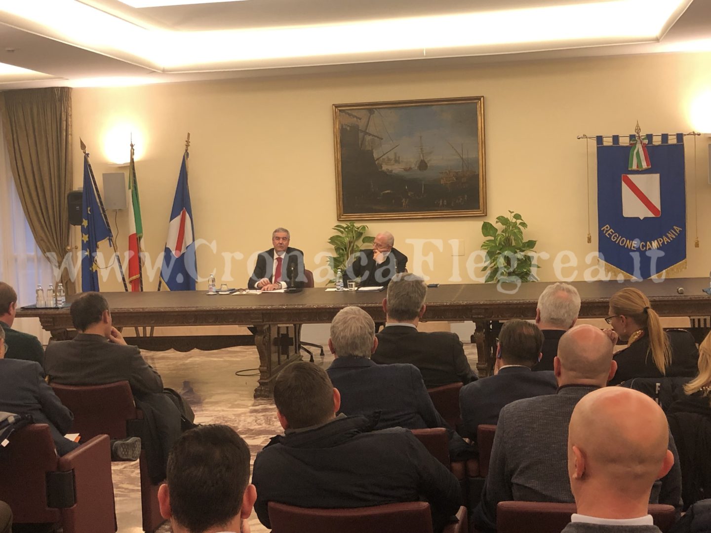 Rischio Vesuvio e Campi Flegrei, vertice a Palazzo Santa Lucia