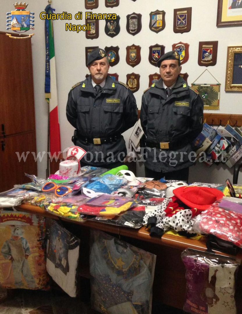 Sequestrati 2 milioni di articoli di San Valentino e di Carnevale: la merce non era sicura