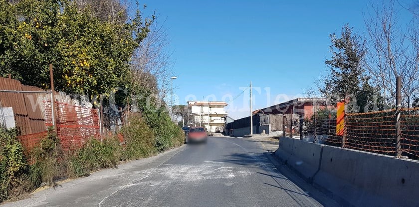 QUARTO/ Via Campana resterà chiusa un mese e mezzo per i lavori in zona “Castello”