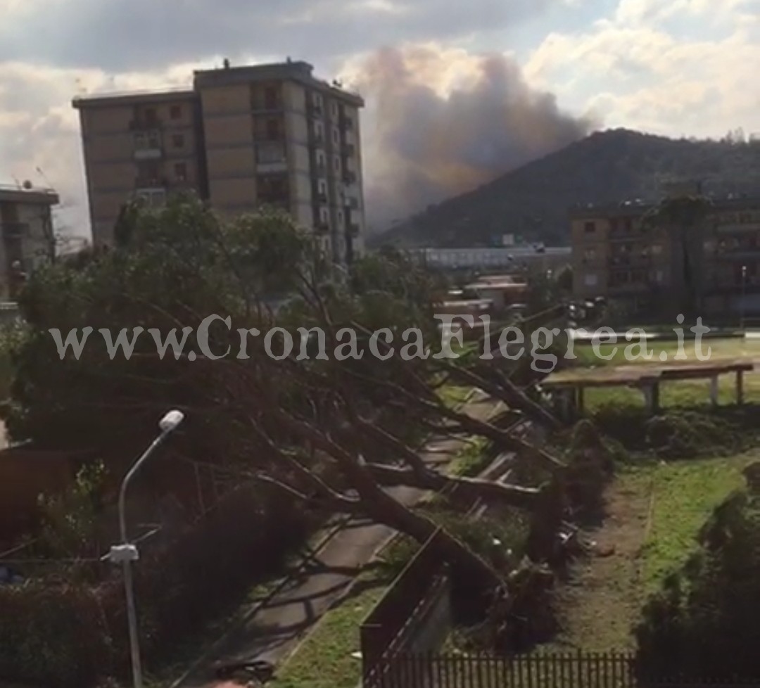 Pozzuoli in ginocchio: l’inferno ripreso in un video