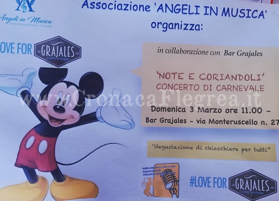 POZZUOLI/ Musica, maschere e chiacchiere: a Monterusciello il primo Concerto di Carnevale