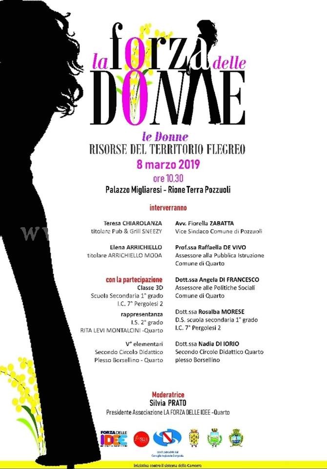 POZZUOLI/ Le donne risorse del territorio flegreo: se ne discute domani al Rione Terra