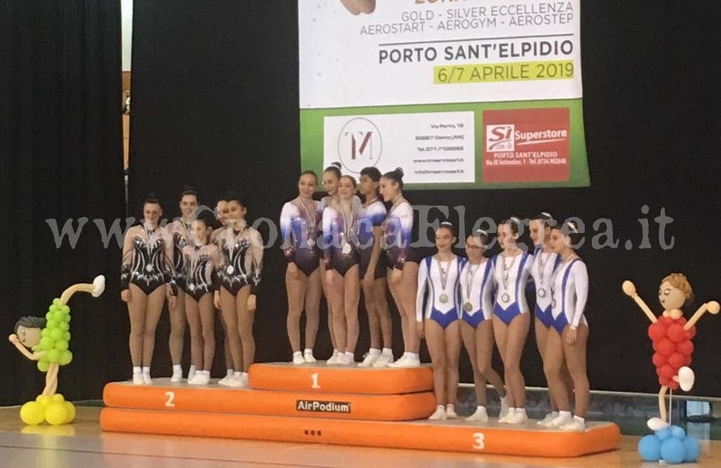 BACOLI/ Ginnastica aerobica, dominio dei club flegrei agli Interregionali