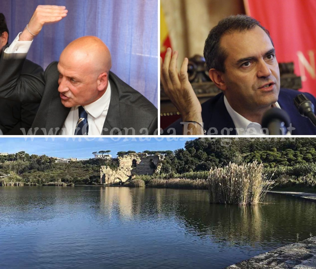 POZZUOLI/ Lago d’Averno, lo scontro Figliolia-De Magistris finisce in Tribunale