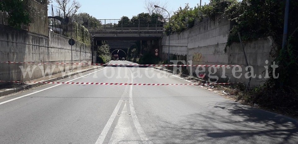 Chiude per 4 giorni il tunnel tra Pozzuoli e Quarto