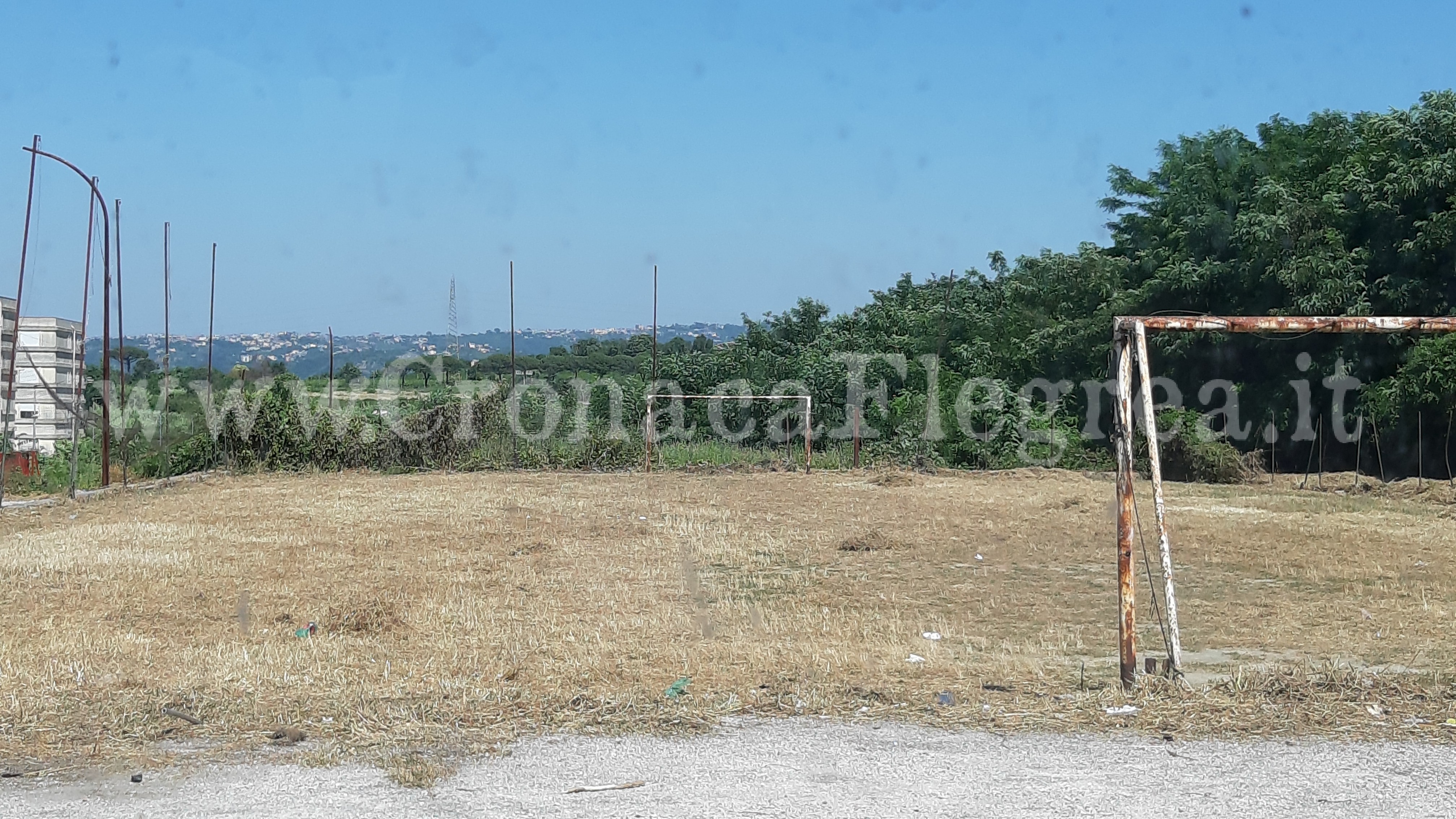 POZZUOLI/ Dopo la nostra denuncia arrivano i giardinieri: ripulita la “Foresta di Zawa Zawa” – LE FOTO