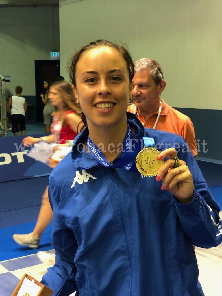 Universiadi, medaglia d’oro per una puteolana «Un’emozione indescrivibile»