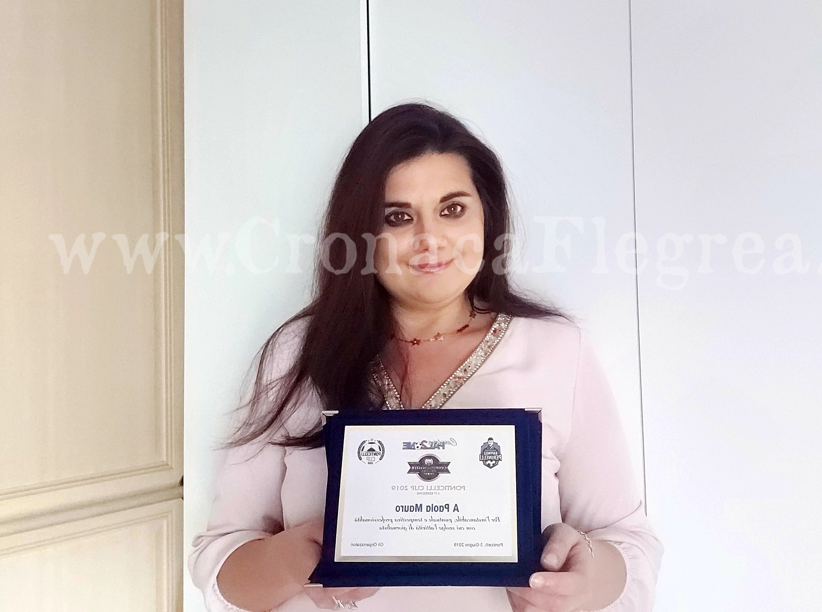 CALCIO/ Alla giornalista sportiva Paola Mauro il premio “Campania Master Awards”