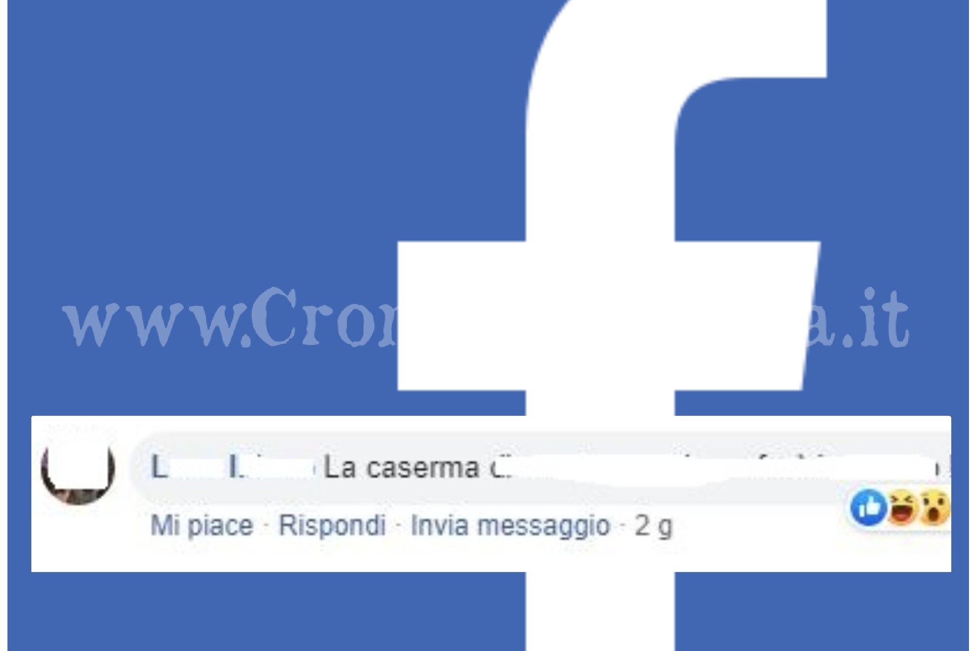 Commenta un articolo di Cronaca Flegrea e offende i carabinieri: denunciato