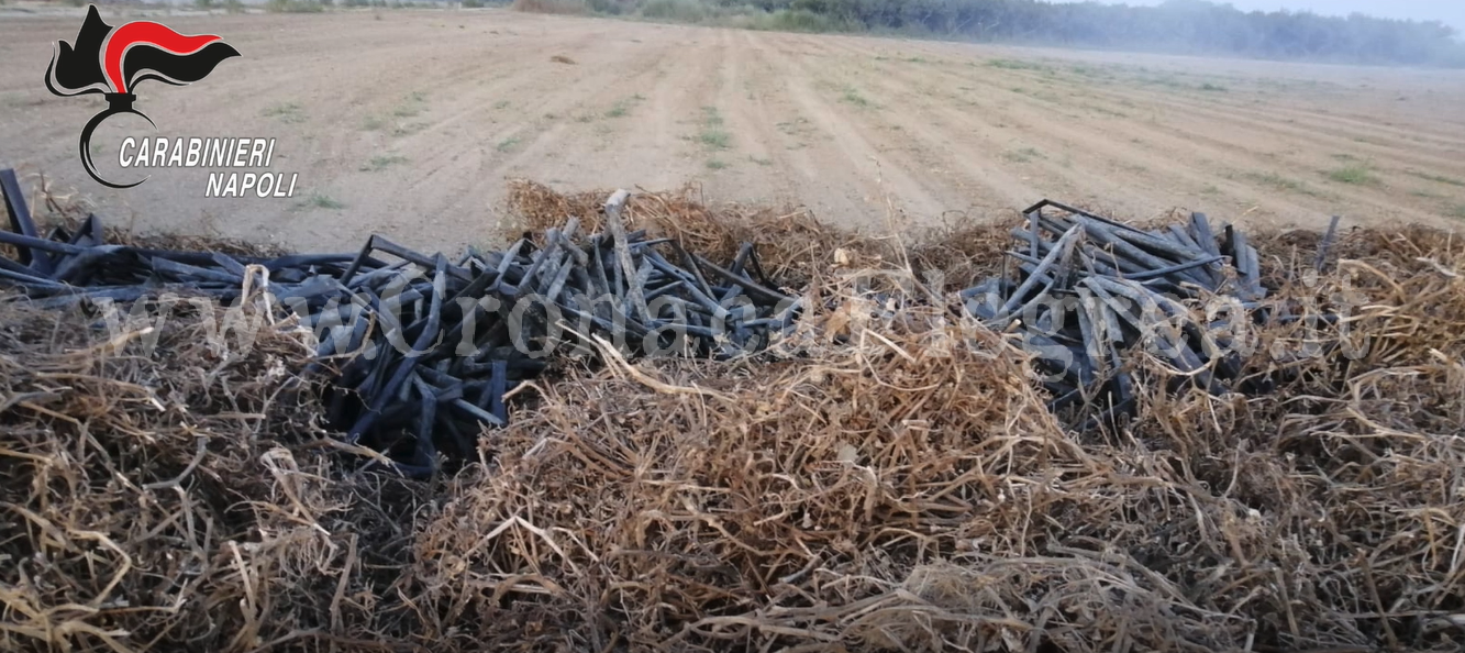 LO SCEMPIO/ Plastica in fiamme e fumi tossici a Varcaturo: denunciate due persone