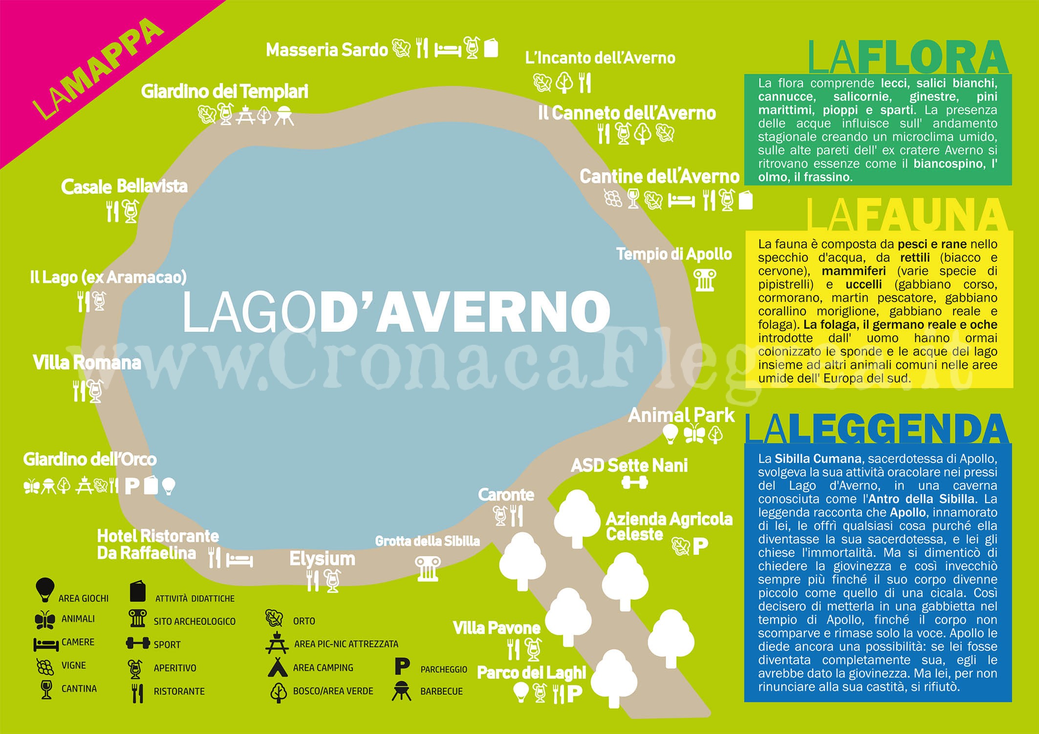 POZZUOLI/ Nasce la mappa turistica del lago d’Averno: l’idea lanciata dai commercianti
