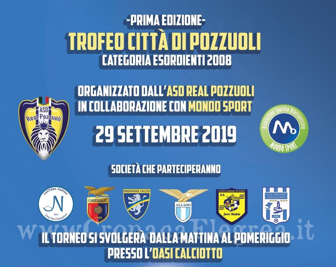 CALCIO/ Al via il “Trofeo Città di Pozzuoli”