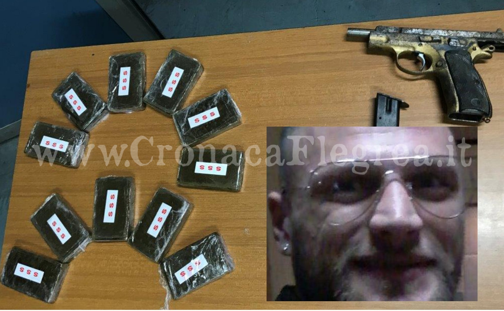 Droga e pistola pronta per sparare nella piazza di spaccio a Monterusciello: coppia in manette – LE FOTO