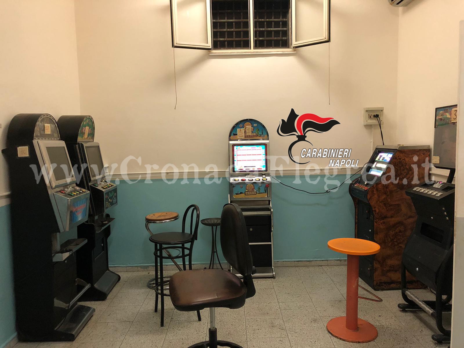 Sequestrate 11 slot machine, nei guai un 49enne per esercizio illecito di giochi d’azzardo