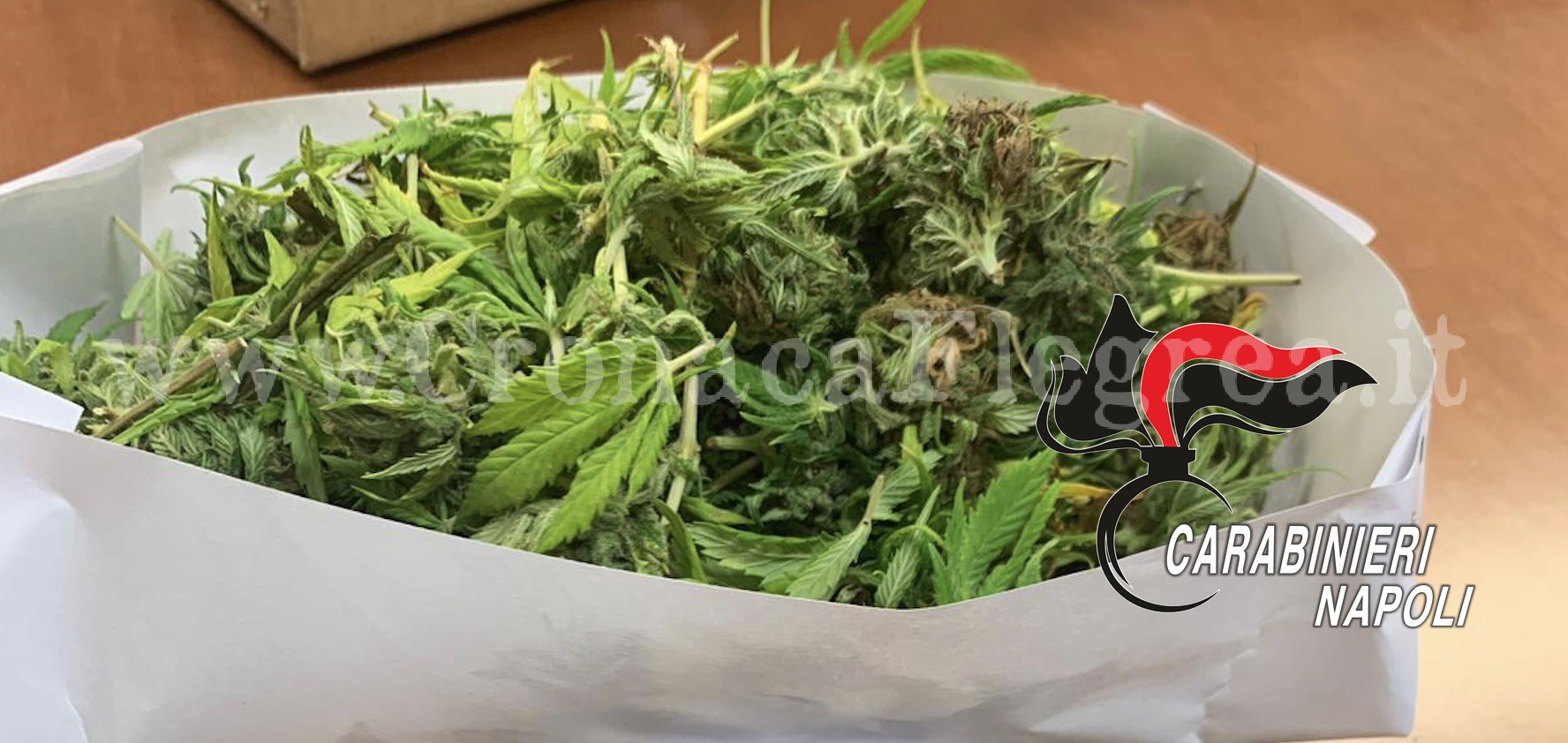 BACOLI/ Marijuana nascosta tra i biscotti: 22enne arrestato dai carabinieri