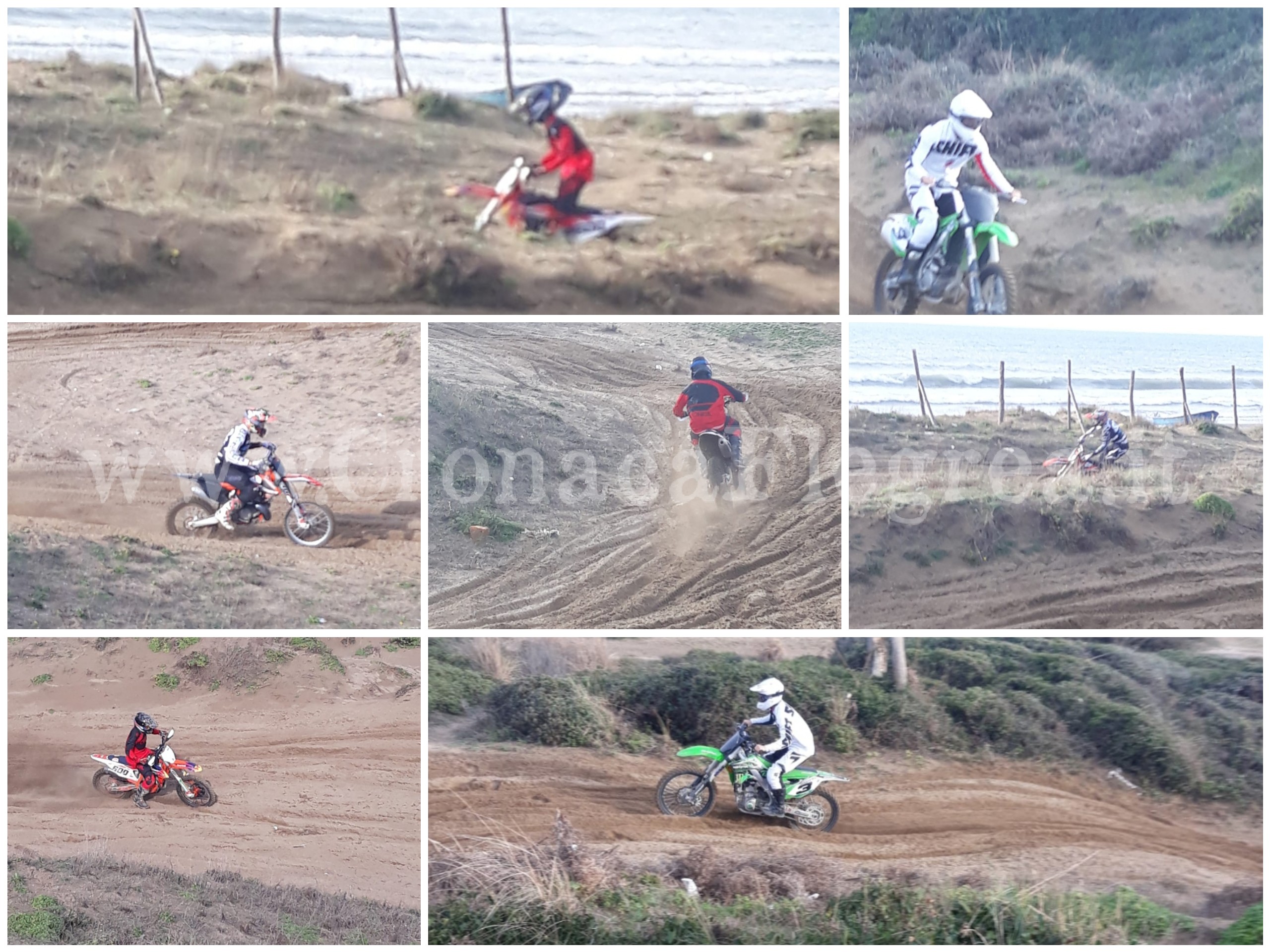 Motocross tra le dune: Licola è terra di nessuno – LE FOTO