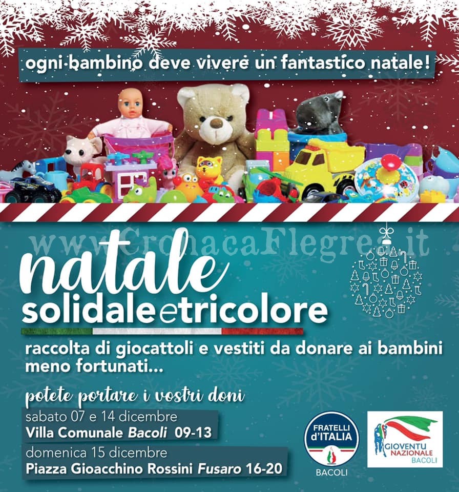 Natale solidale e tricolore a Bacoli
