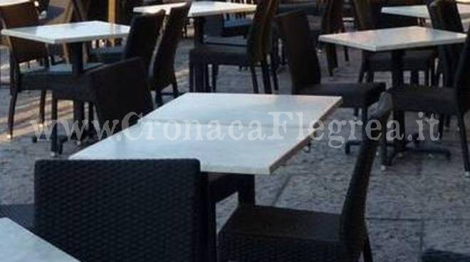 POZZUOLI/ Tavolino selvaggio: valanga di sospensioni per bar e ristoranti