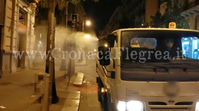 Coronavirus, al via 10 giorni di sanificazioni e disinfestazioni per le strade flegree