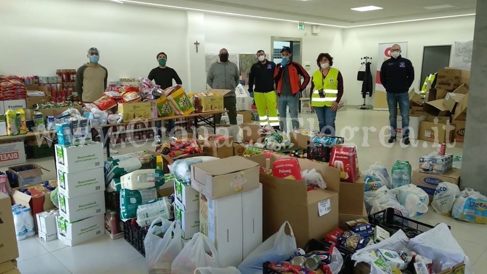 “Pozzuoli solidale” la rete a sostegno della Protezione civile per aiutare le famiglie in difficoltà