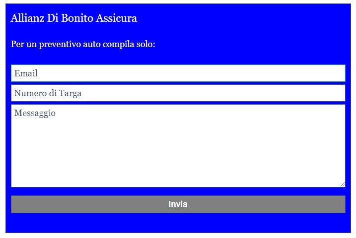 Hai la polizza auto in scadenza? Richiedi il preventivo inserendo una e-mail