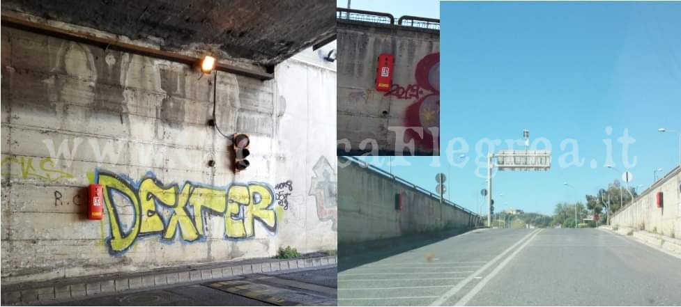 POZZUOLI/ Installati i primi estintori nella galleria Montenuovo di Lucrino