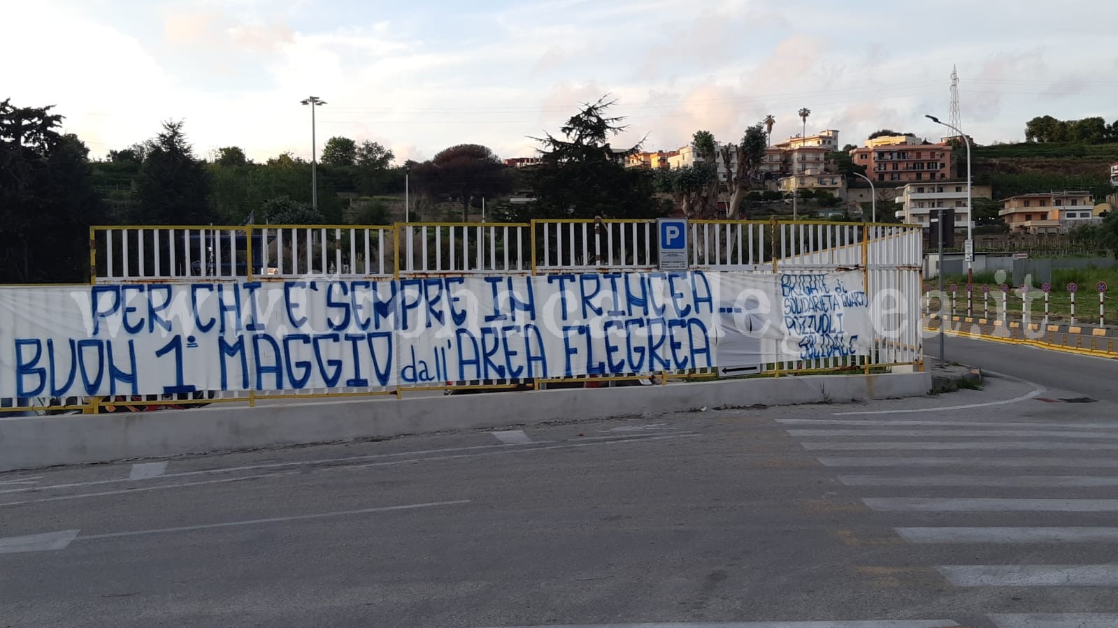 «Per chi è sempre in trincea buon 1 Maggio» la dedica ai lavoratori dell’ospedale di Pozzuoli