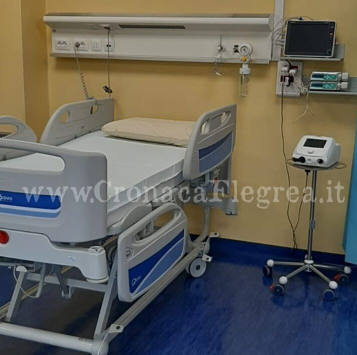 Apre il Covid Center dell’ospedale di Pozzuoli – LE FOTO IN ANTEPRIMA