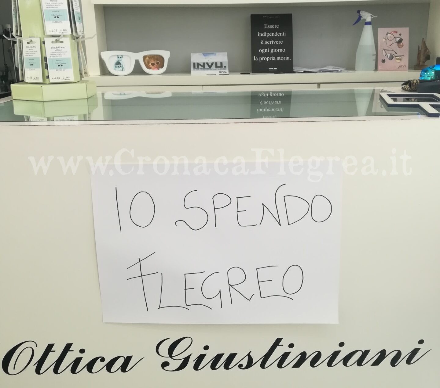 #IOSPENDOFLEGREO: Ottica Giustiniani “La vista è un bene prezioso, non trascurarla!”