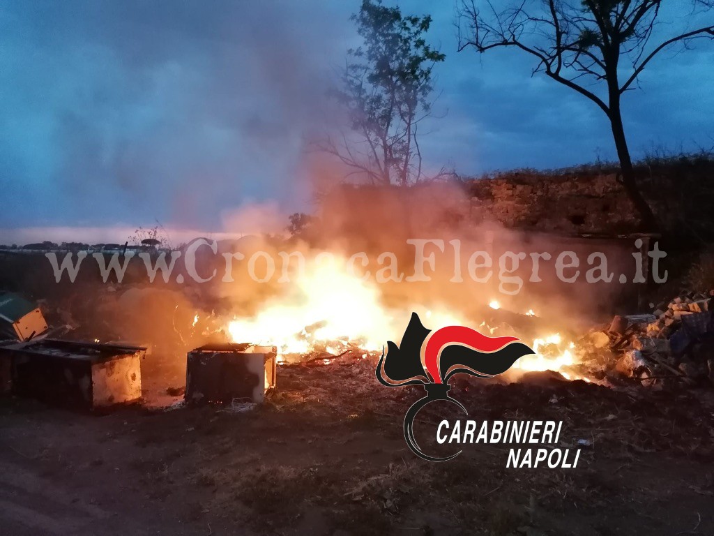 VARCATURO/ Rifiuti dati alle fiamme in un terreno, denunciati tre agricoltori