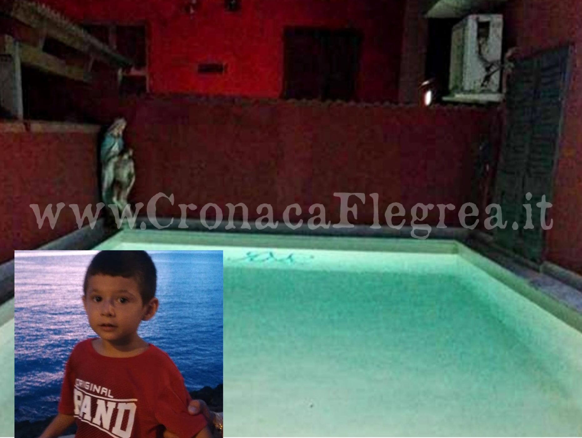 La piscina della tragedia: due passi e il piccolo Anthony è annegato. Si indaga per omicidio colposo – LE FOTO