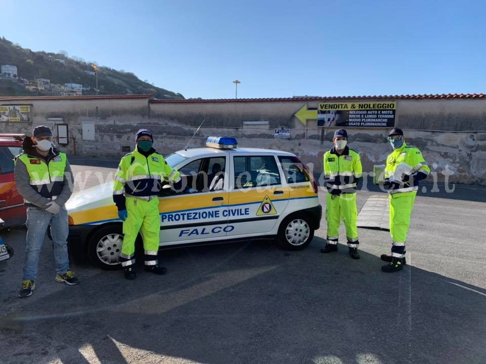 Protezione Civile in azione a Monte di Procida: al via servizio di pattugliamento