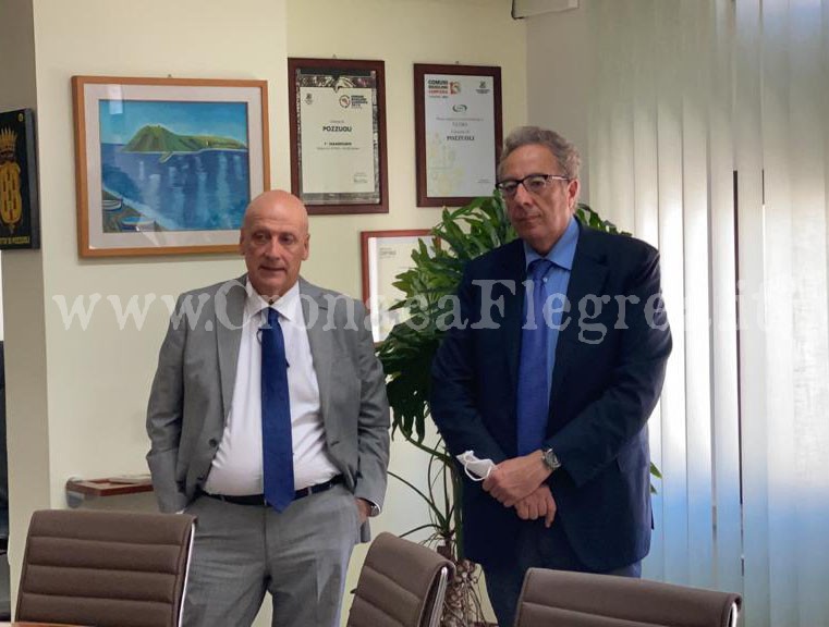 Il prefetto Valentini in visita a Pozzuoli: «Doveroso conoscere le realtà del territorio»