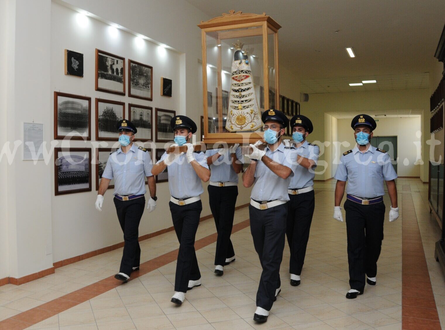 La Sacra Effige della Beata Vergine Lauretana è giunta in Accademia Aeronautica a Pozzuoli