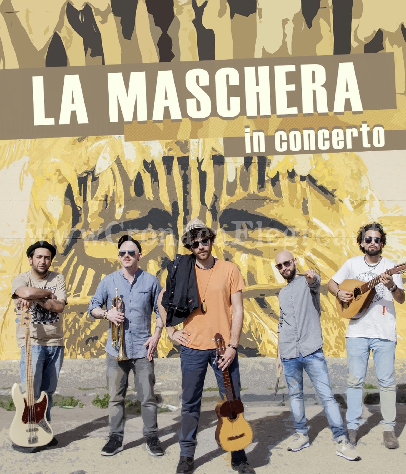 POZZUOLI/ Domenica al Rione Terra il sound del gruppo musicale “La Maschera”