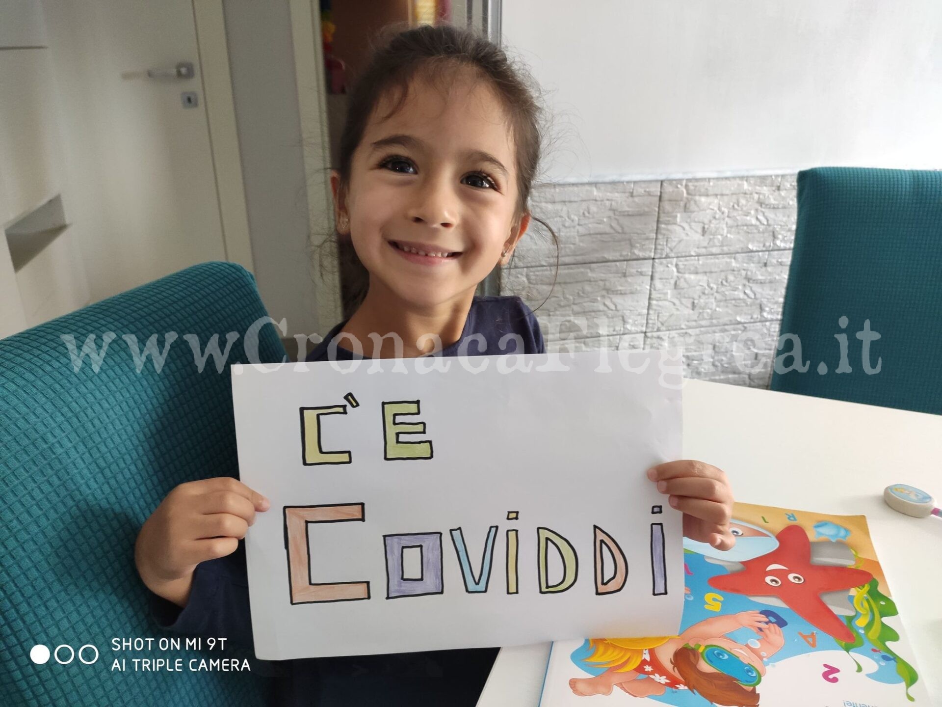 POZZUOLI/ Il messaggio della piccola Ludovica contagiata a scuola: «C’è coviddi»