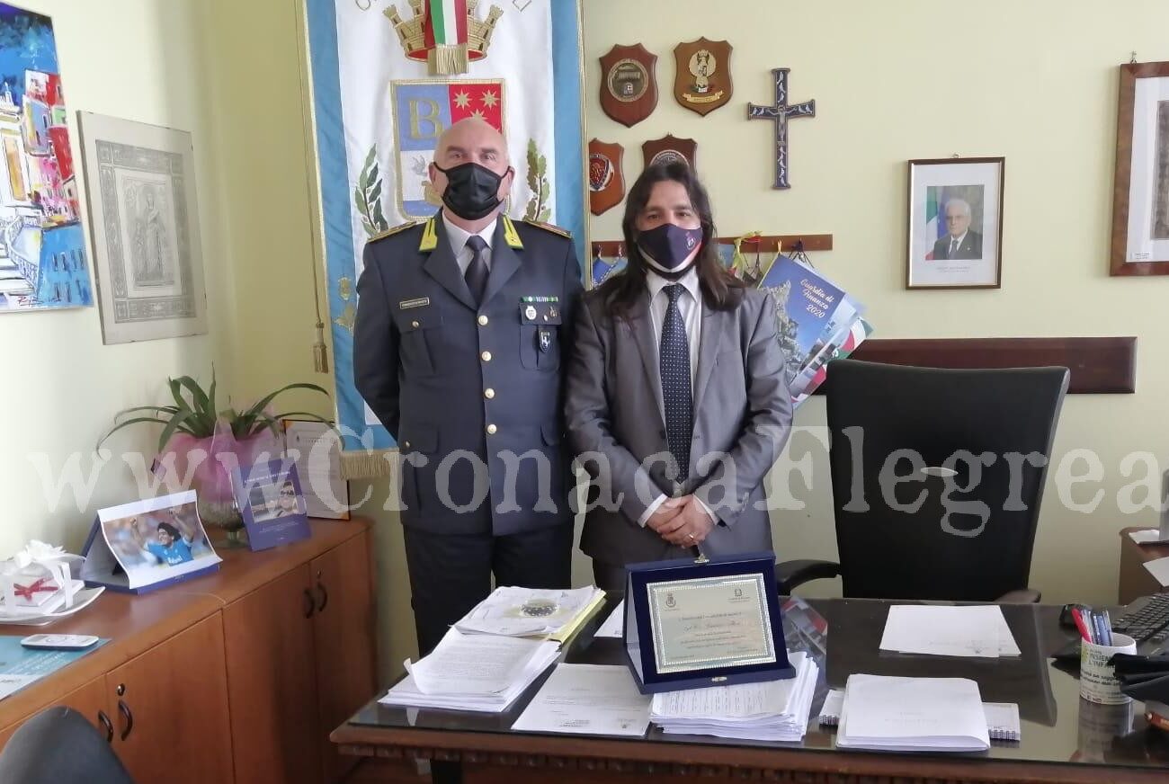 Cambio al vertice della Tenenza di Baia: dopo 7 anni lascia il comandante Alloni