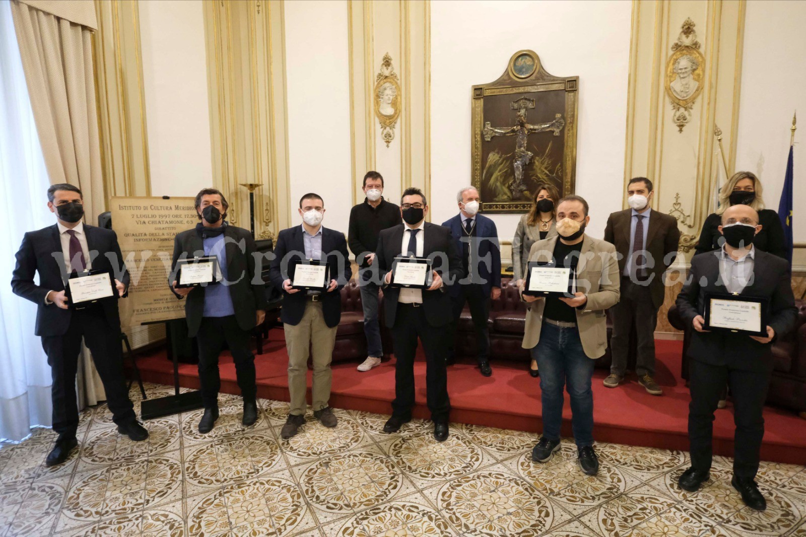 Premiati i vincitori del premio giornalistico “Francesco Landolfo” – LA FOTO