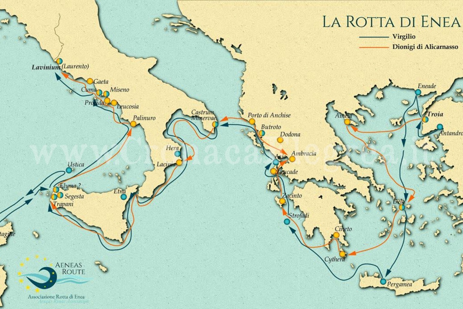 Il Comune di Monte di Procida aderisce al progetto “La Rotta di Enea”