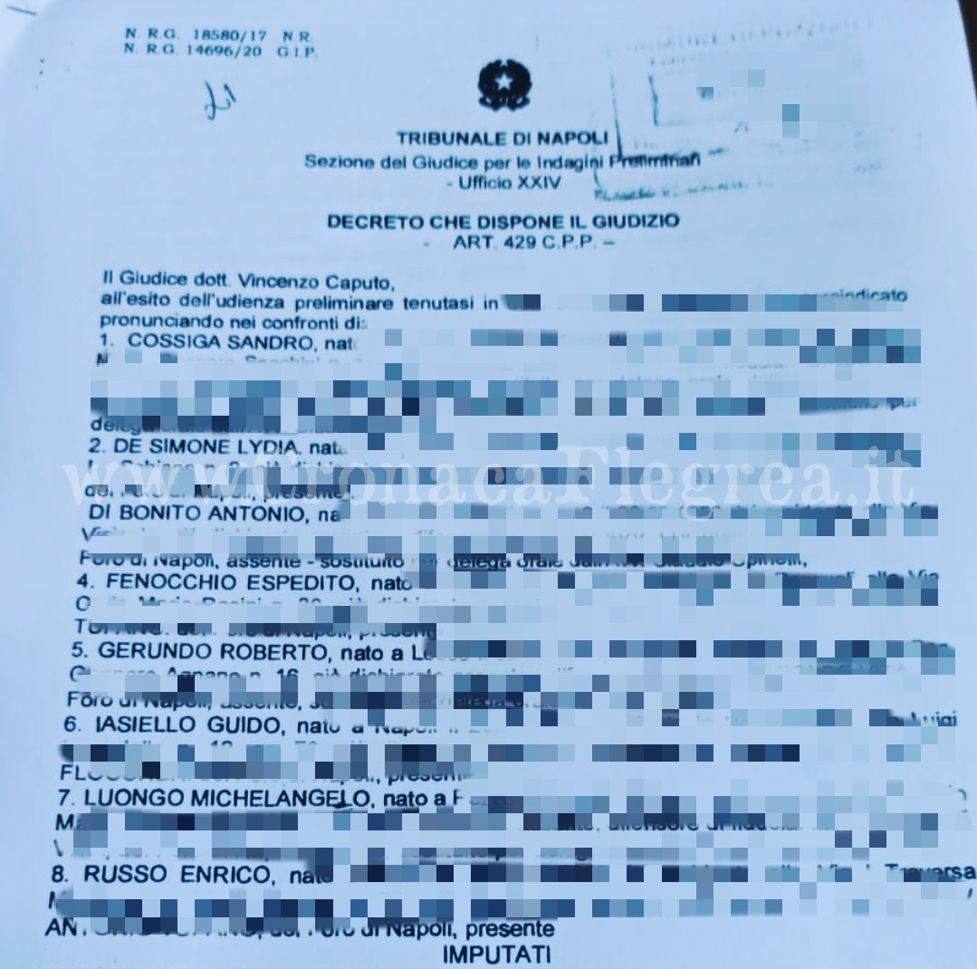 POZZUOLI/ «Firme false» sulle liste elettorali: a processo l’assessore Gerundo, 4 consiglieri in carica e 3 ex