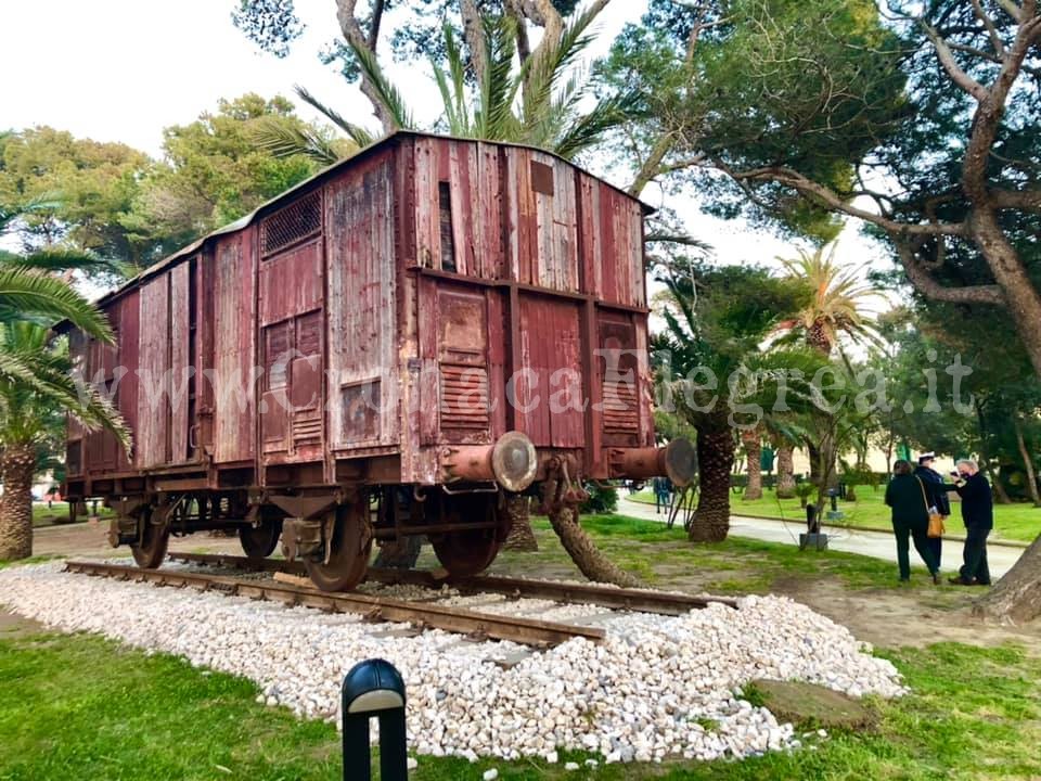 BACOLI/ Al Parco Vanvitelliano del Fusaro c’è il “Vagone della Memoria”