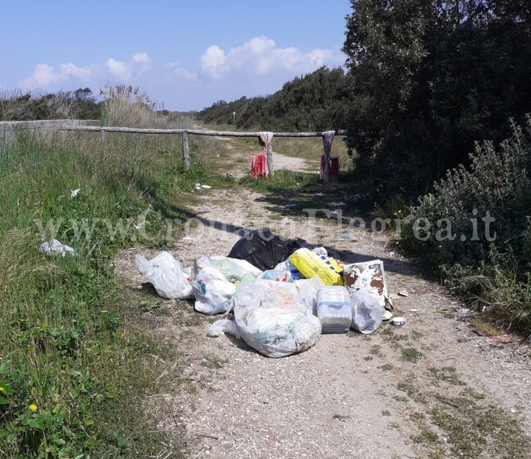 POZZUOLI/ Rifiuti abbandonati nella Foresta di Cuma