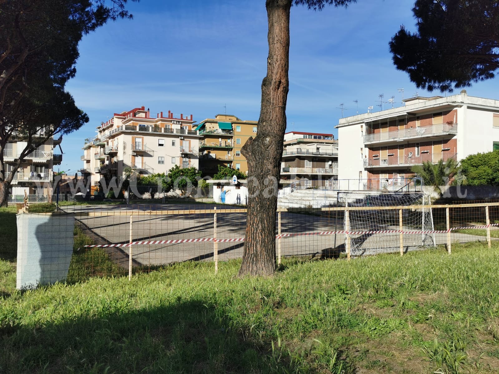 POZZUOLI/ Iniziati i lavori al campetto del parco Bognar: sarà dedicato a Loris e Daniele