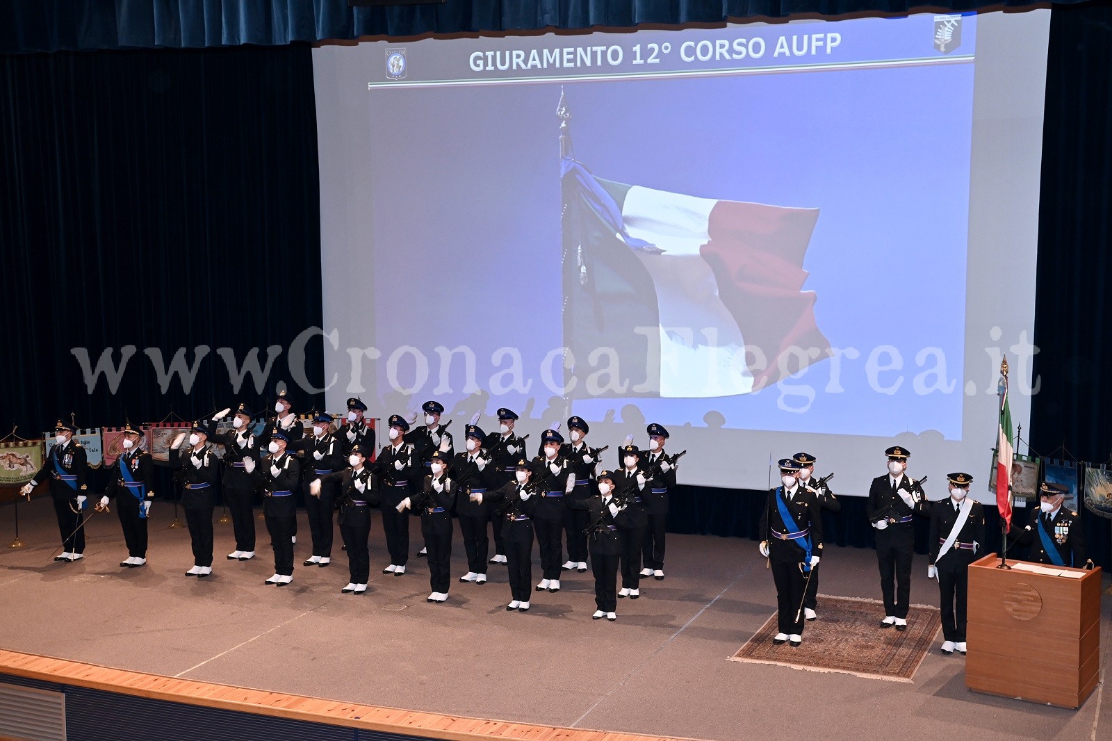 Cerimonia di giuramento di 19 Allievi in Ferma Prefissata all’Accademia Aeronautica di Pozzuoli