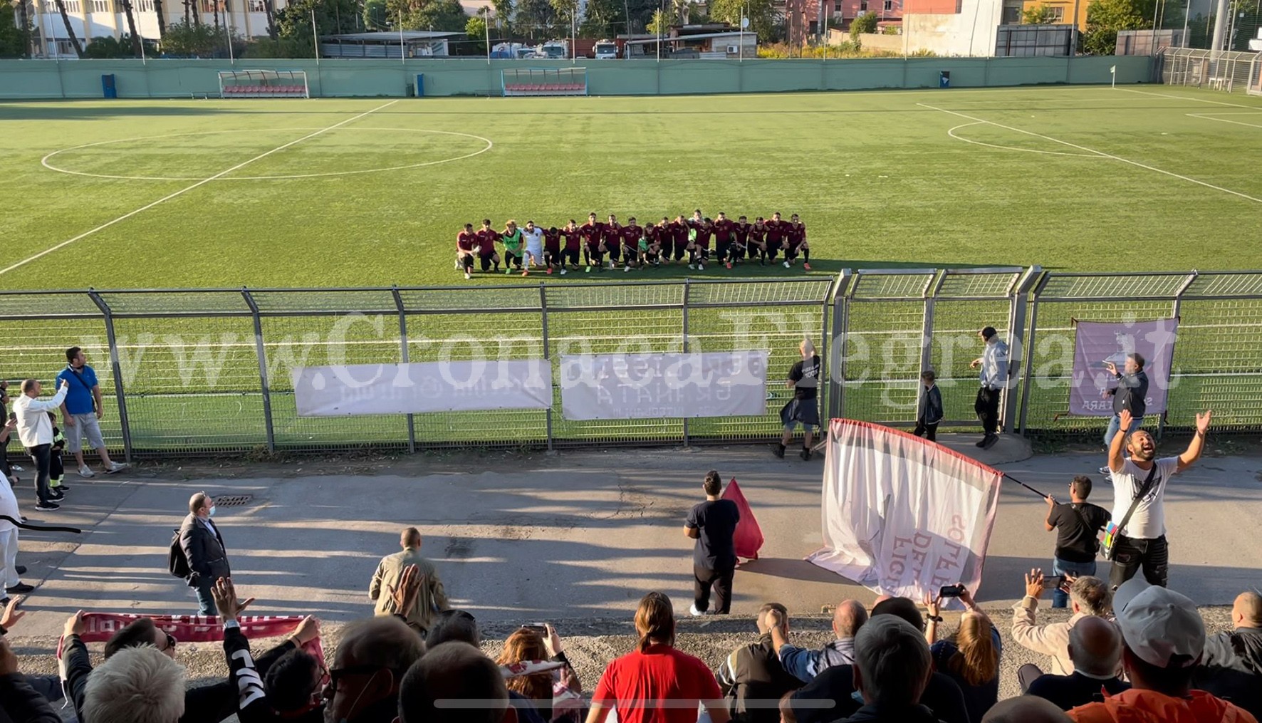 CALCIO/ La Puteolana vince ancora: 3-0 al Neapolis e primo posto in classifica