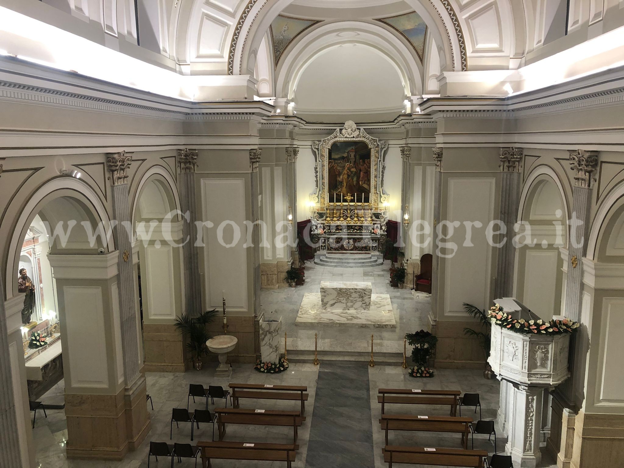 POZZUOLI/ E’ stata riaperta la chiesa di Santa Maria delle Grazie – LE FOTO