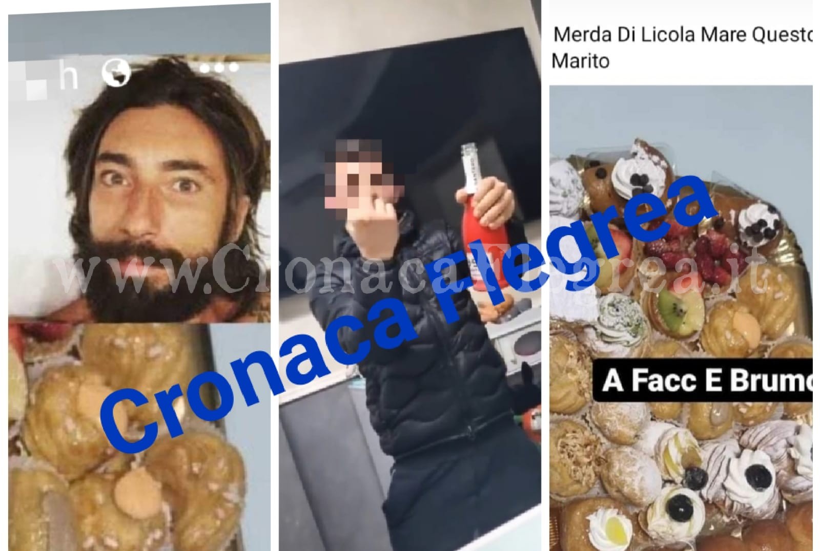 POZZUOLI/ Pusher fa festa a Licola Mare e insulta Brumotti. La moglie: «Tutti sanno che spacciamo» – LE FOTO