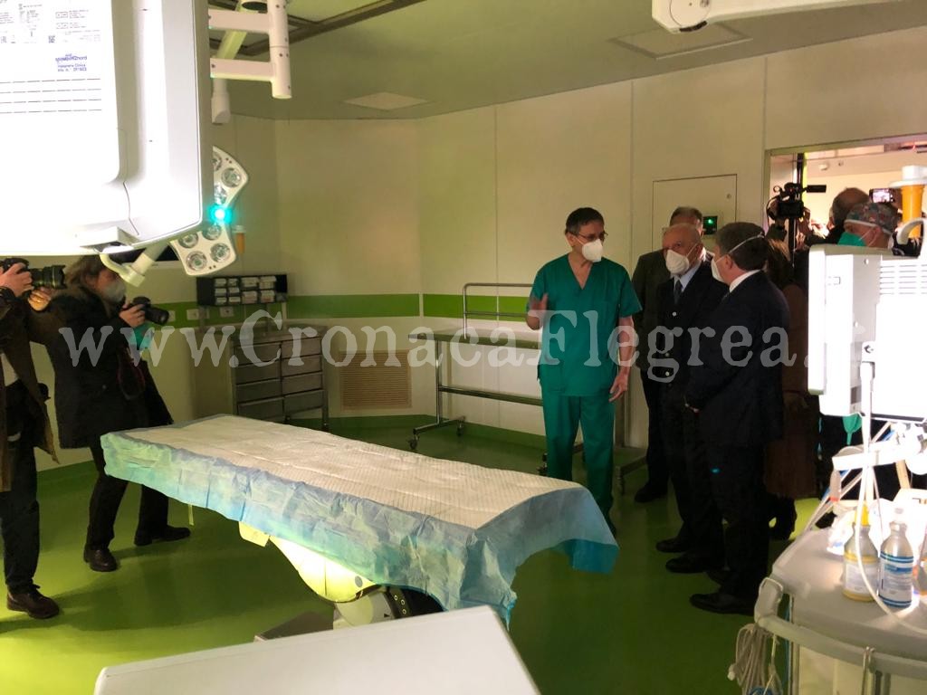 Nuove sale operatorie all’ospedale Santa Maria delle Grazie di Pozzuoli – LE FOTO