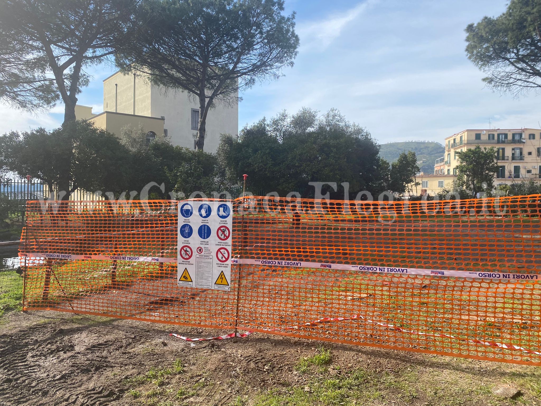 POZZUOLI/ Partiti i lavori per la realizzazione dell’area giochi in Villa Avellino